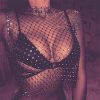 Body Chains | DRESBE Dresbe Rhinestone Mesh Body Chains Hollow Tank Tops Bikini Crop Top Party Body Jewelry Accessories For Women And Girls