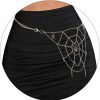 Body Chains | Navoky Navoky Pants Chain Layered Waist Chain For Women Or Men Spider Web Chain For Jeans Pants Gothic Body Chain Halloween Jewelry Accessories