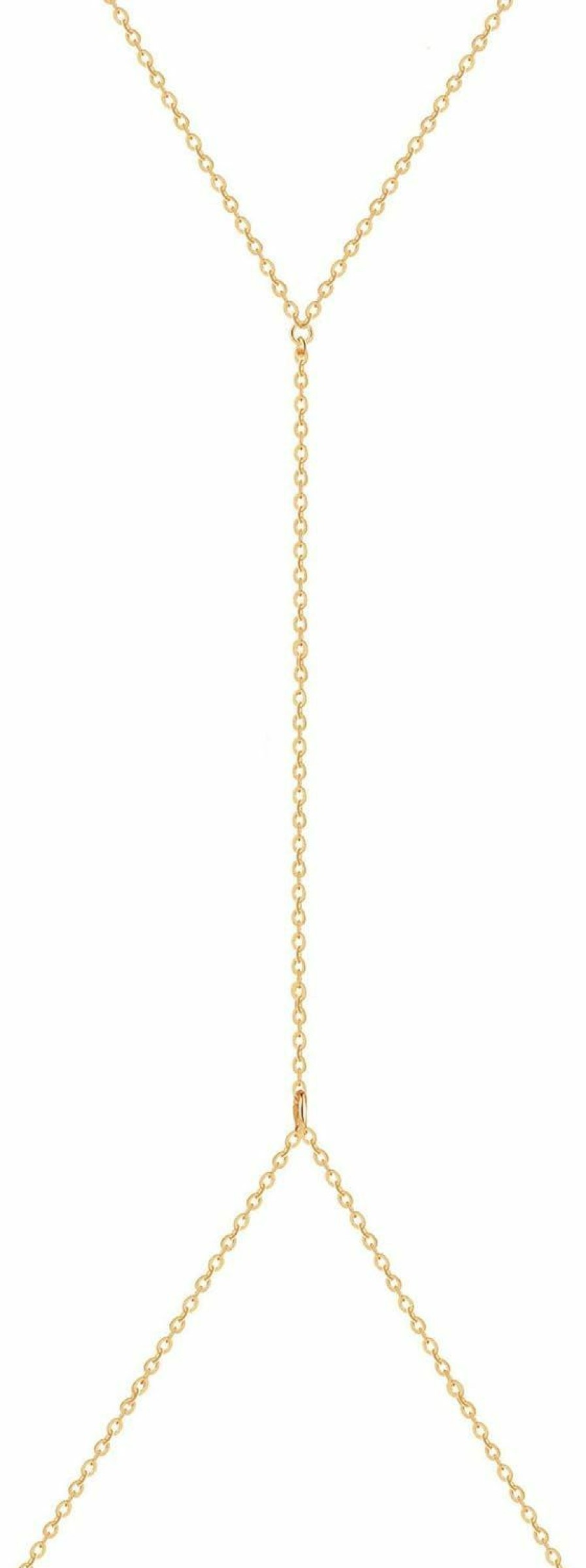 Body Chains | uqvn 14K Gold Plated Body Chain Necklace For Bikini, Hawaii Beach Life, Night Out And Casual Dress - Elevate Your Style With This Stunning Accessory