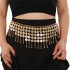 Body Chains | Wiwpar Wiwpar Women Coins Belly Dance Gypsy Hip Scarf Belt Indian Style Waist Body Chain Jewelry For Cosplay Halloween Dance Play Party Bar Accessories (Style1)