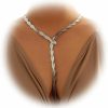 Body Chains | WFik Sexy Long Tassel Chain Necklace For Women Vintage Harness Bikini Chest Chain Body Jewelry Metal Link Chain Choker Necklace Summer Statement Collar Clavicle Chain Jewelry