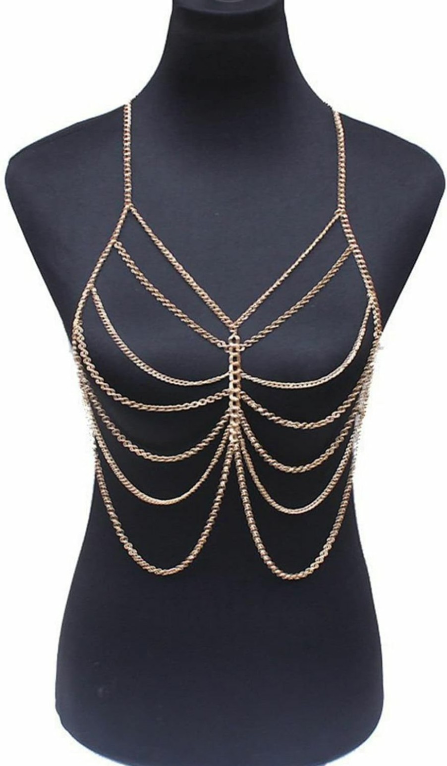 Body Chains | CareUToo Women Body Chain Jewelry - Fashion Backless Full Body Chain Belly Chain Jewelry For Women, Suitable For Costume Party