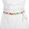 Body Chains | ELABEST Elabest Colorful Rhinestone Chain Belt Crystal Waist Belt Statement Diamond Waist Chains For Women And Girls